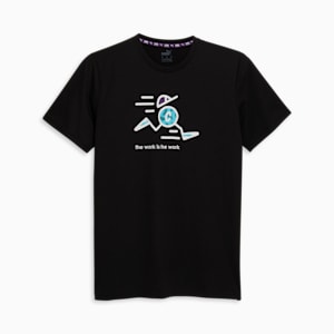 Camiseta para correr PUMA x CIELE “The Work is the Work”, PUMA Black, extralarge